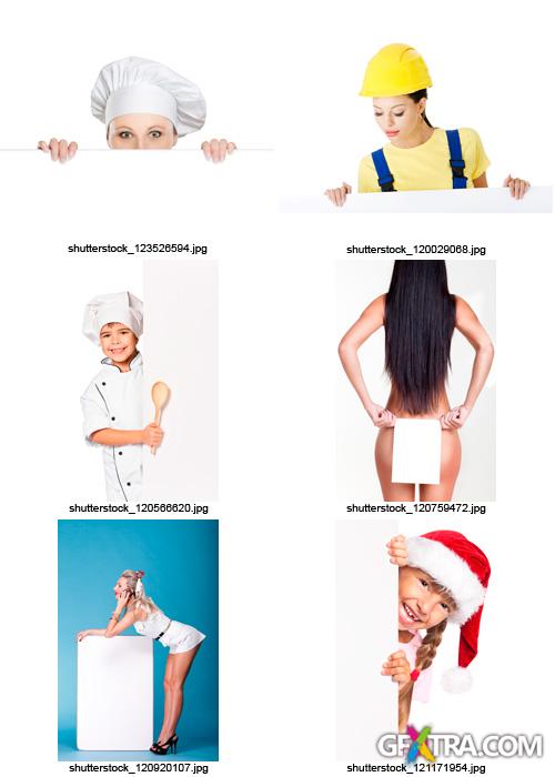 Amazing SS - People with Billboards 2, 25xJPGs