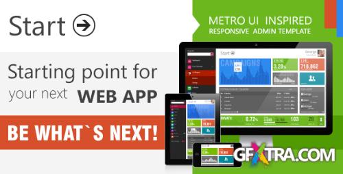 ThemeForest - Start v1.3.1 - Metro UI Responsive Admin Template