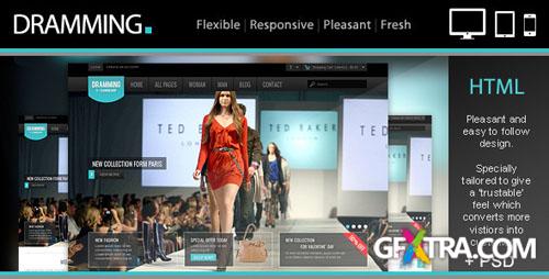 ThemeForest - Dramming - Pleasant ecommerce site template