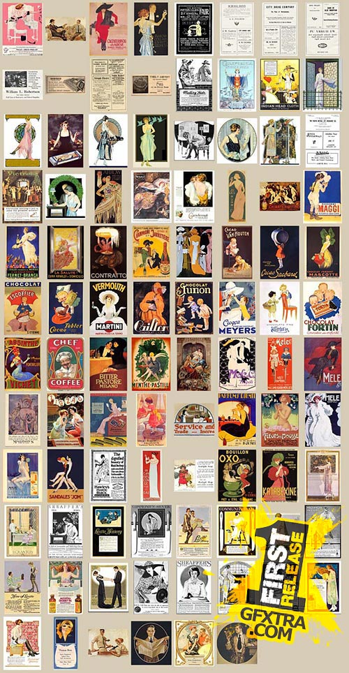 LunaGirl - Vintage Advertisements, Posters &amp; Trade Cards CD1