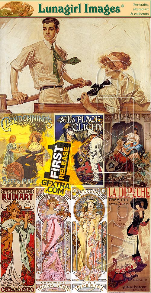 LunaGirl - Vintage Advertisements, Posters & Trade Cards CD1
