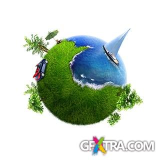 Little green world - 25x JPEGs