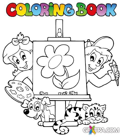 Coloring Book 50xEPS