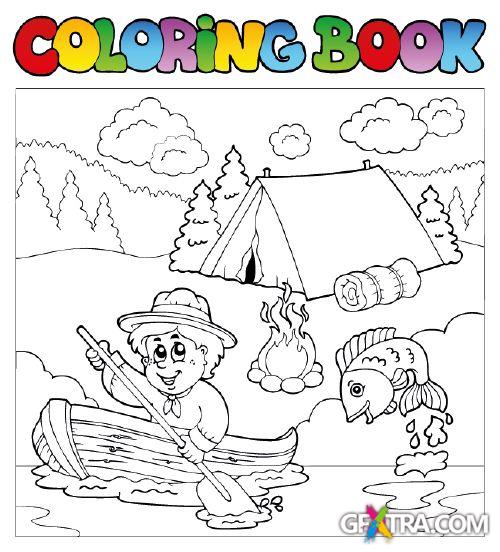 Coloring Book 50xEPS