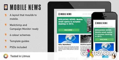 ThemeForest - Mobile News - A Responsive Newsletter Template