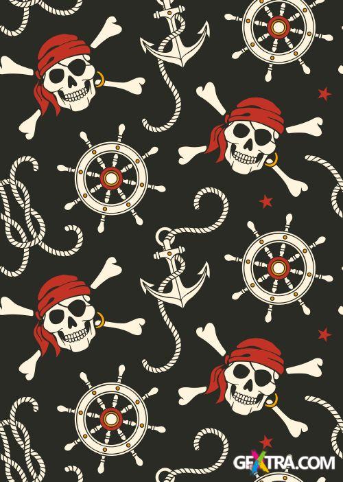 Skull Pattern Collection I, 43xEPS
