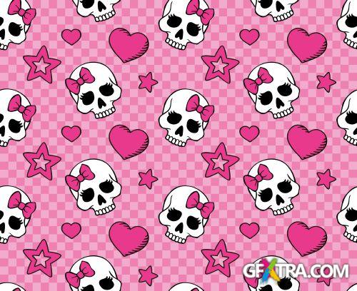 Skull Pattern Collection I, 43xEPS