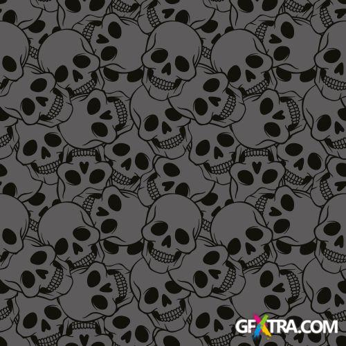 Skull Pattern Collection I, 43xEPS