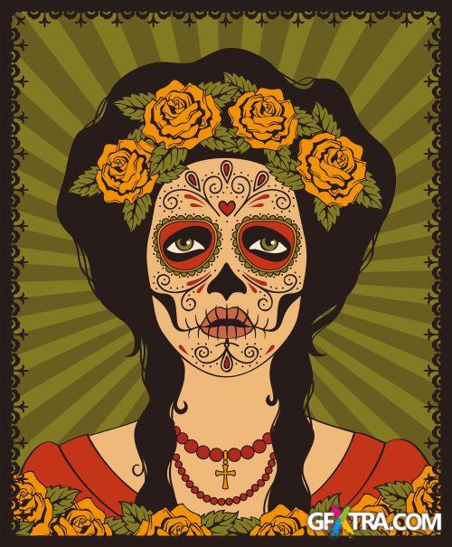 Skull Pattern Collection I, 43xEPS