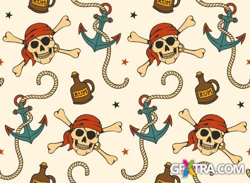 Skull Pattern Collection I, 43xEPS