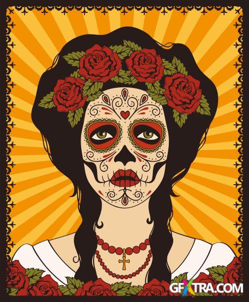 Skull Pattern Collection I, 43xEPS