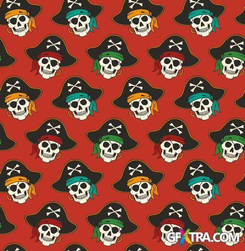 Skull Pattern Collection I, 43xEPS