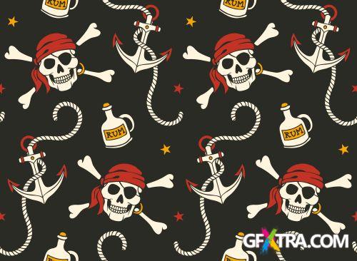 Skull Pattern Collection I, 43xEPS