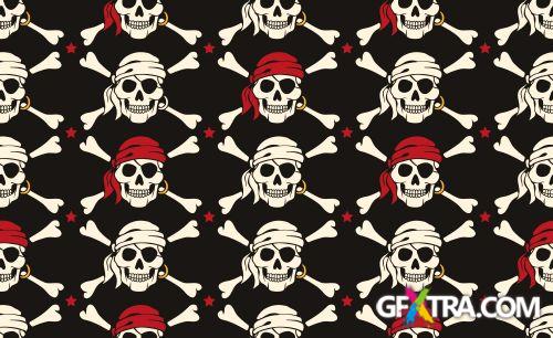Skull Pattern Collection I, 43xEPS