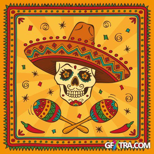 Skull Pattern Collection I, 43xEPS