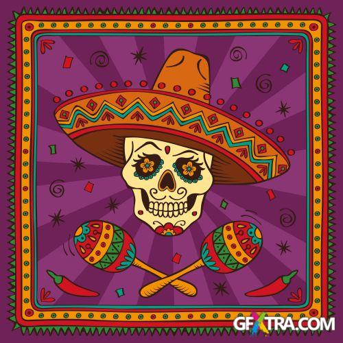 Skull Pattern Collection I, 43xEPS