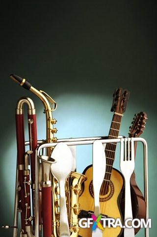 Music instruments - 25x JPEGs