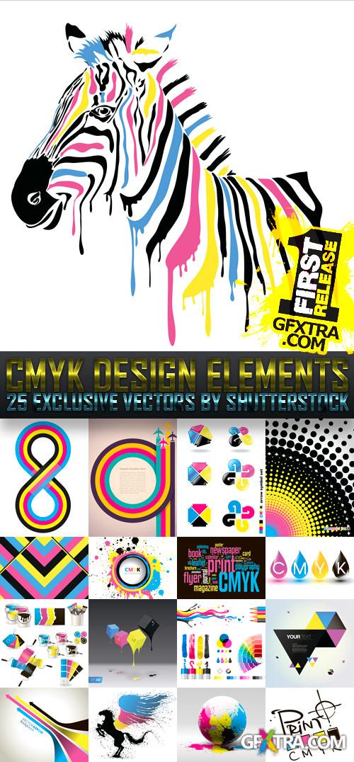 Amazing SS - CMYK Design Elements, 25xEPS