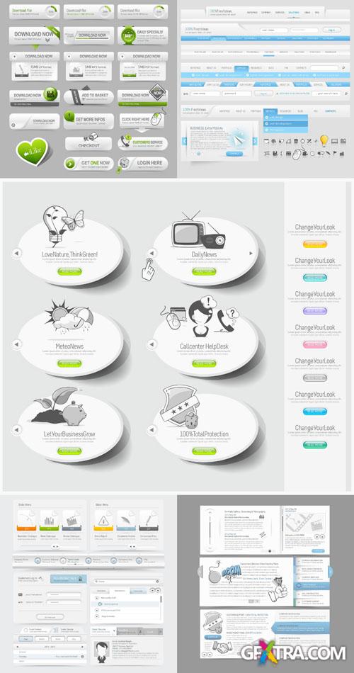 Vector Elements for Sites and Web Design #6