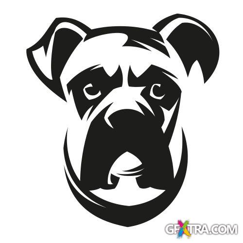 Animals Faces Bundle 103xEPS