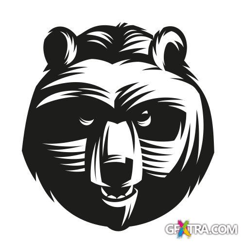 Animals Faces Bundle 103xEPS