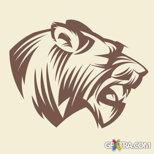 Animals Faces Bundle 103xEPS