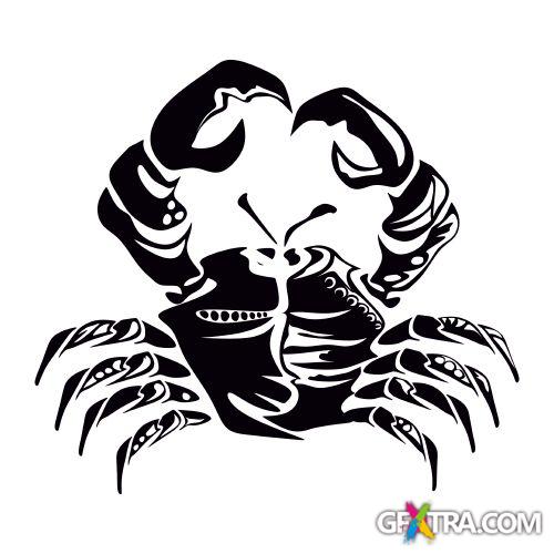 Animals Faces Bundle 103xEPS