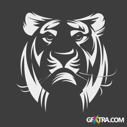 Animals Faces Bundle 103xEPS