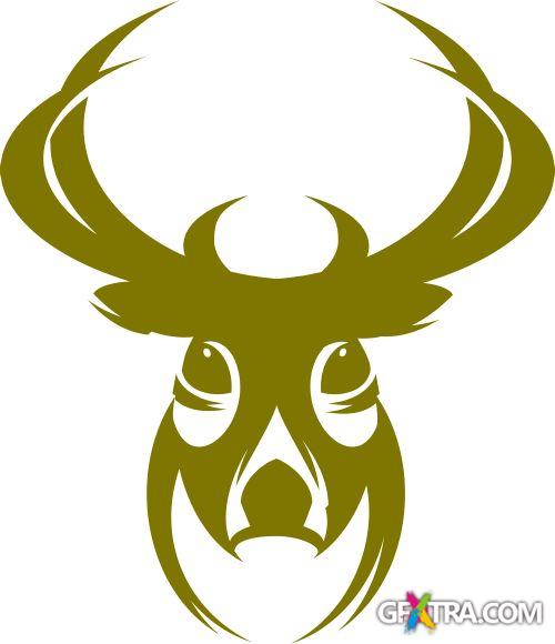 Animals Faces Bundle 103xEPS