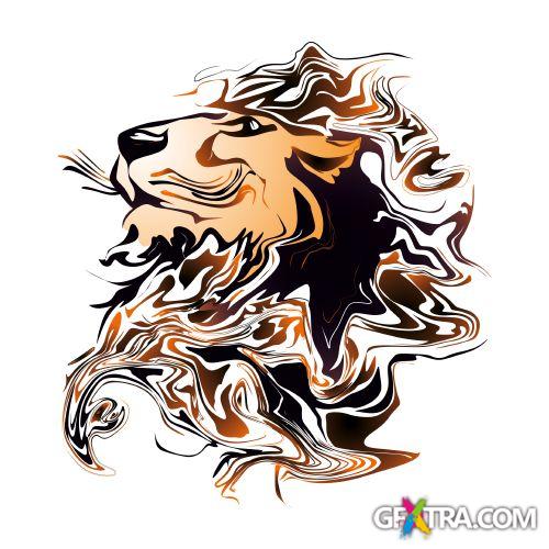 Animals Faces Bundle 103xEPS