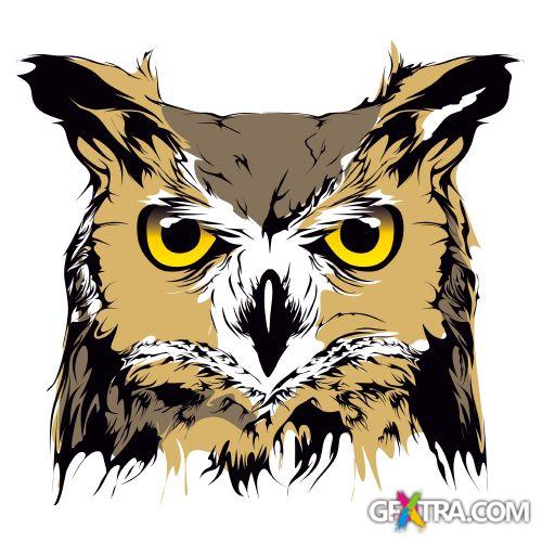 Animals Faces Bundle 103xEPS