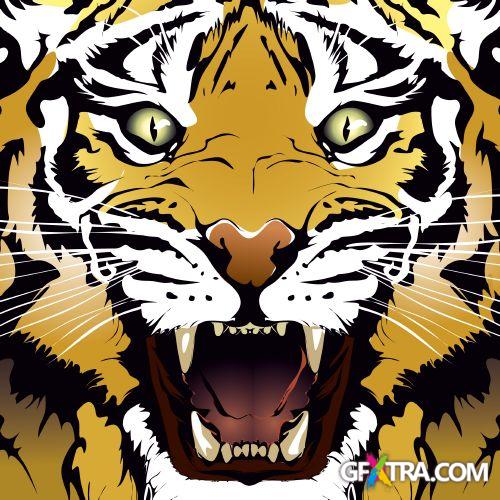 Animals Faces Bundle 103xEPS