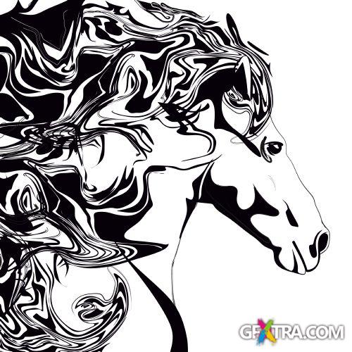 Animals Faces Bundle 103xEPS