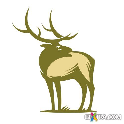 Animals Faces Bundle 103xEPS