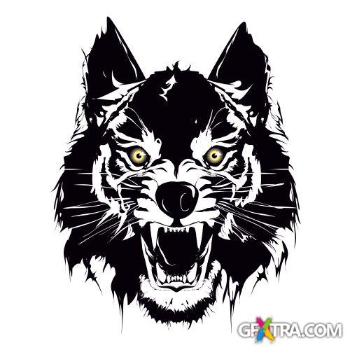 Animals Faces Bundle 103xEPS