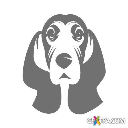 Animals Faces Bundle 103xEPS