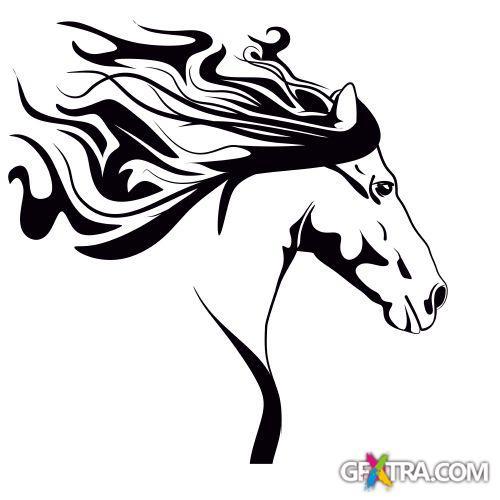 Animals Faces Bundle 103xEPS