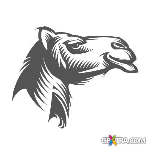 Animals Faces Bundle 103xEPS