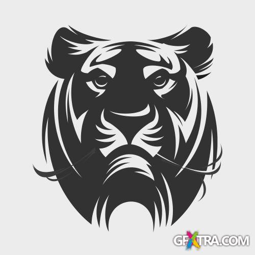 Animals Faces Bundle 103xEPS