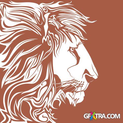 Animals Faces Bundle 103xEPS