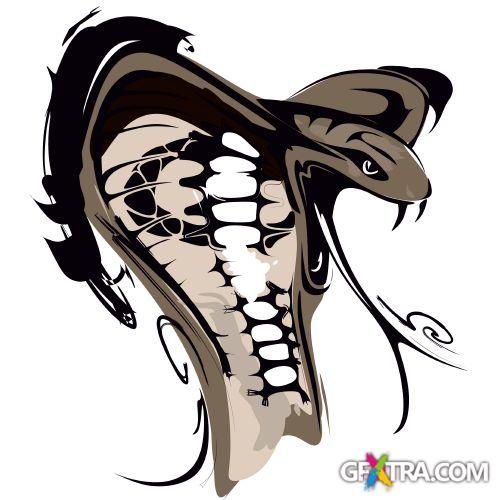 Animals Faces Bundle 103xEPS