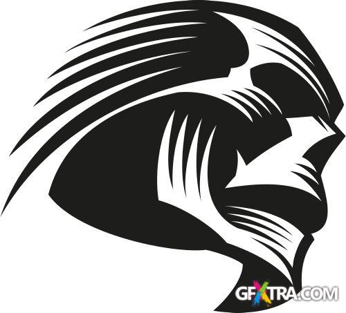 Animals Faces Bundle 103xEPS