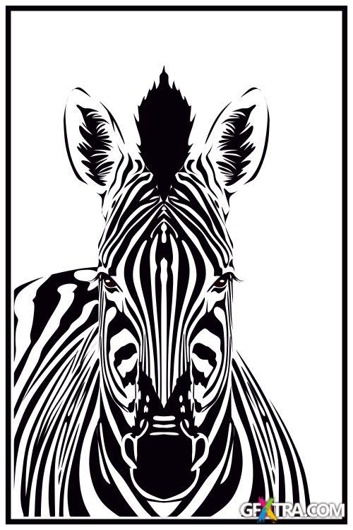 Animals Faces Bundle 103xEPS