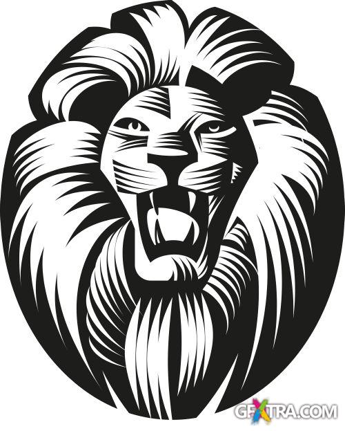 Animals Faces Bundle 103xEPS