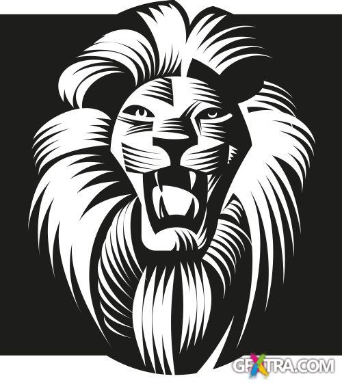 Animals Faces Bundle 103xEPS