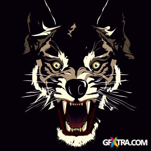 Animals Faces Bundle 103xEPS