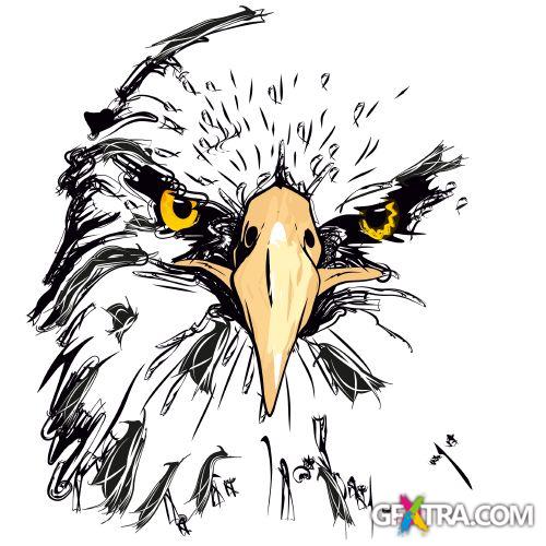 Animals Faces Bundle 103xEPS