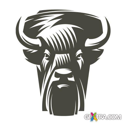 Animals Faces Bundle 103xEPS