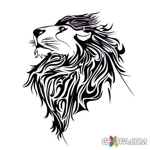 Animals Faces Bundle 103xEPS