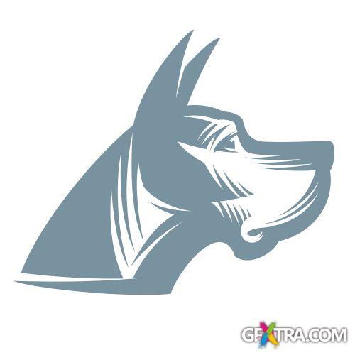 Animals Faces Bundle 103xEPS